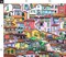Italian Village Today European Quaint Italy Timeless Mediterranean Sicily Terraced Custom Printed Fabric by Spoonflower Various Fabrics by the Yard or Fat Quarter